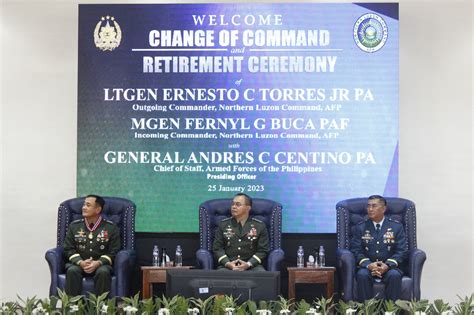 Buca takes command of Nolcom, Rojas of SOCOM .